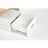 Szczegółowe zdjęcie nr 6 produktu Minimalistyczne biurko Grosso dąb złoty / biały 
