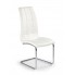 Białe tapicerowane krzesło do jadalni K147 Halmar w sklepie Edinos.pl
