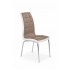 Pikowane krzesło do jadalni cappuccino-biały K186 Halmar w sklepie Edinos.pl
