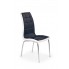 Czarno-białe krzesło tapicerowane K186 Halmar w sklepie Edinos.pl