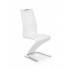 Białe nowoczesne krzesło z ekoskóry K188 Halmar w sklepie Edinos.pl