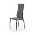 Szare nowoczesne krzesło pikowane K334 Halmar w sklepie Edinos.pl