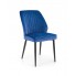 Granatowe pikowane krzesło K432 Halmar w sklepie Edinos.pl