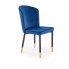Granatowe nowoczesne krzesło glamour K446 Halmar w sklepie Edinos.pl