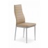 Jasnobrązowe nowoczesne krzesło pikowane K70 Halmar w sklepie Edinos.pl