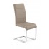 Beżowe nowoczesne krzesło na płozach K85 Halmar w sklepie Edinos.pl