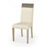 Kremowe minimalistyczne krzesło tapicerowane Norbert Halmar w sklepie Edinos.pl