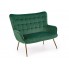 Ciemno zielona sofa CASTEL 2 XL Halmar w sklepie Edinos.pl