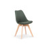 Zielone tapicerowane krzesło K303 Halmar w sklepie Edinos.pl