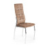 Beżowe tapicerowane krzesło K416 Halmar w sklepie Edinos.pl