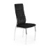 Czarne krzesło tapicerowane K416 Halmar w sklepie Edinos.pl
