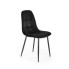 Czarne tapicerowane krzesło K417 Halmar w sklepie Edinos.pl