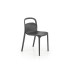 Czarne minimalistyczne krzesło ogrodowe K490 Halmar w sklepie Edinos.pl