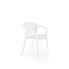 Białe minimalistyczne krzesło K491 Halmar w sklepie Edinos.pl