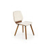 Drewniane krzesło tapicerowane tkaniną boucle K511 Halmar w sklepie Edinos.pl