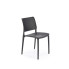 Czarne sztaplowane krzesło ogrodowe K514 Halmar w sklepie Edinos.pl