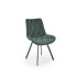Zielone tapicerowane krzesło K519 Halmar w sklepie Edinos.pl